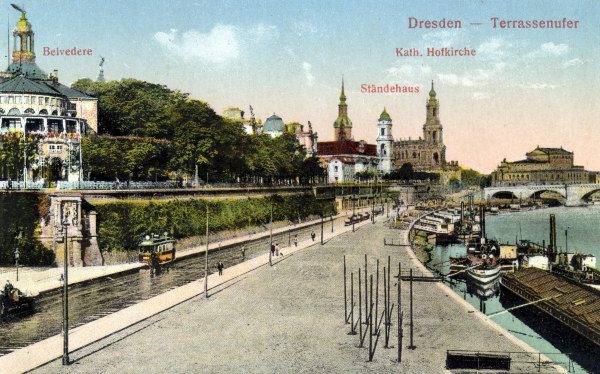 Dresden, Terrassenufer von 