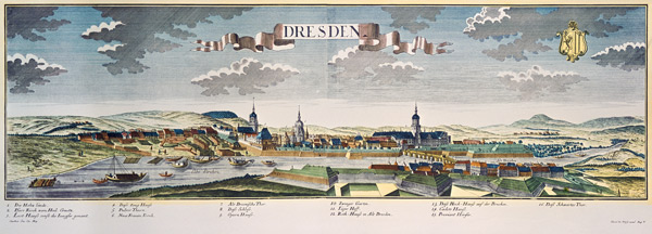 Dresden, Stadtansicht von 