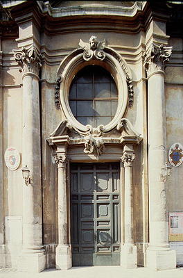 Door of the Tempietto, designed by Donato Bramante (1444-1514) 1508-12 (photo) von 