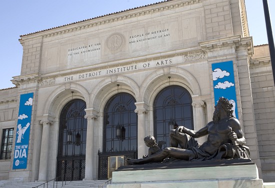 Exterior view of the Detroit Institute of Arts von 