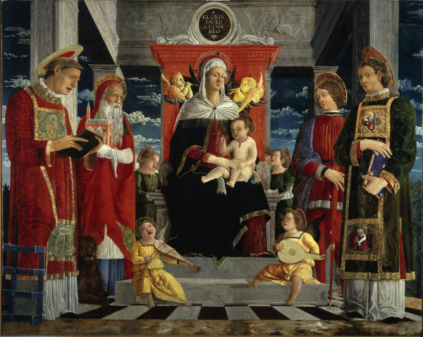 F.Benaglio, Maria mit Kind und Heiligen von 