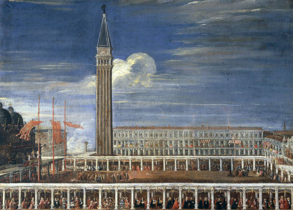 F.Morosini Prozession 1693 / Piazza von 