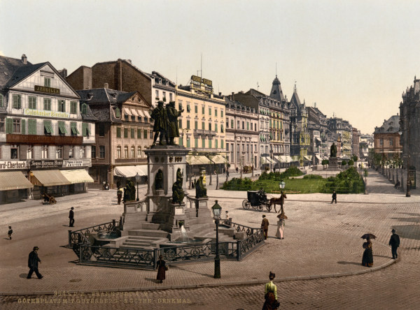 Frankfurt a.M, Roßmarkt u.Goetheplatz