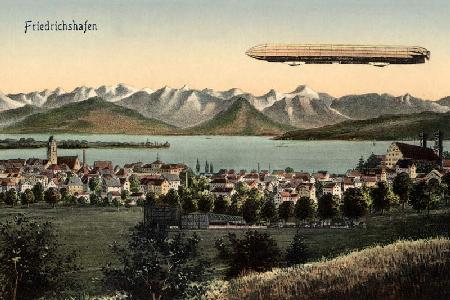 Friedrichshafen mit Zeppelin