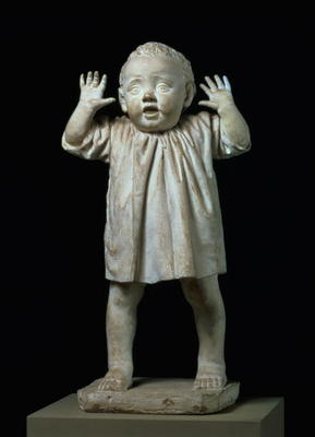 First Steps, statue of a child walking by Adriano Cecioni (1838-66) (plaster) von 