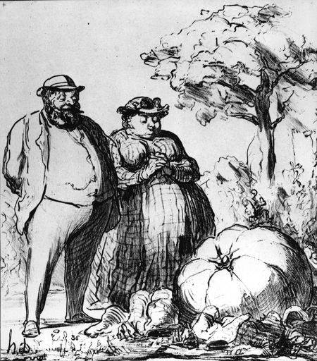 Gemuesegarten, roi des Potirons../Daumier von 