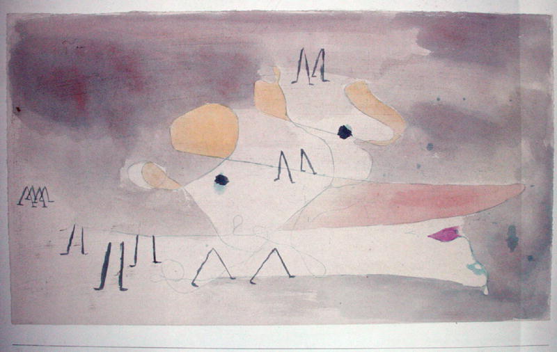 Ghost and followers, 1930 (no 68) (w/c on paper on cardboard)  von 