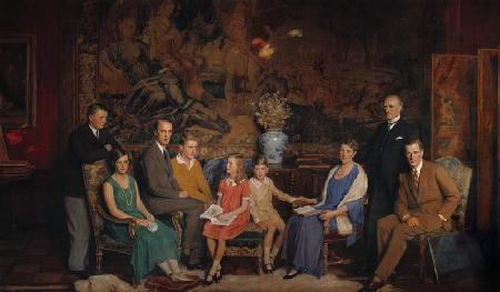 Gustav Krupp v. B. u. H. Familienbild Krupp von Bohlen und Halbac 1931