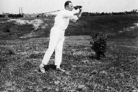Golfspieler / Foto, um 1910