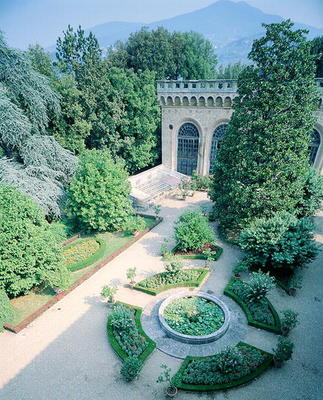 Garden with Lemonaia, Villa Medicea di Careggi (photo) von 