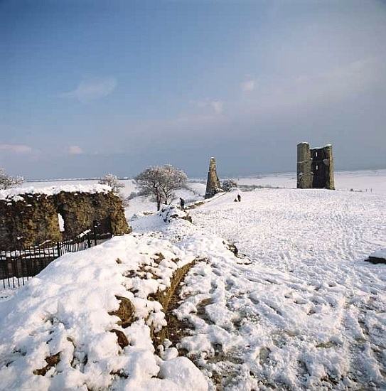 Hadleigh Castle in the snow von 