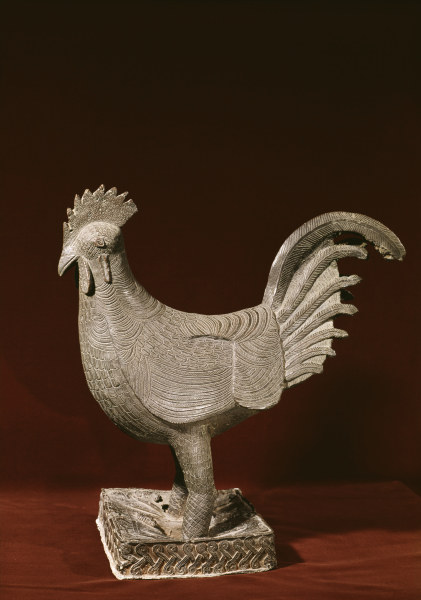 Hahn, Benin / Bronze von 