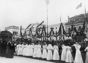 Hochzeit Prinz August W.,Einzug d.Braut