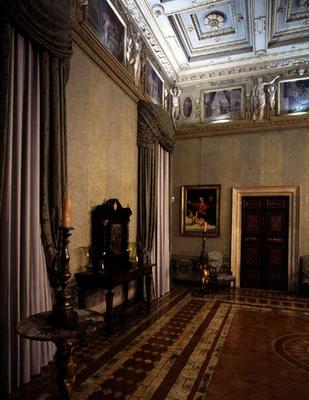 Hall from the piano nobile, designed by Antonio da Sangallo the Younger (1483-1546) and Nanni di Bac von 