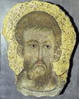 Head of St. Peter, Byzantine, 1210 (mosaic) 16th
