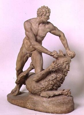 Hercules and the Nemean Lion, by Stefano Maderno (1576-1636) (terracotta) von 