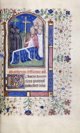 Illustration Of A Burial Service From  A Book Of Hours von 