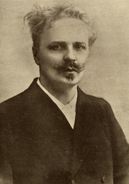 Johan August Strindberg (1849-1912) (b/w photo)  von 