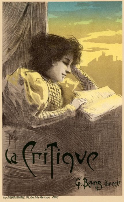 Journal La Critique (Plakat) von 