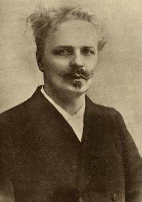 Johan August Strindberg (1849-1912) (b/w photo) 
