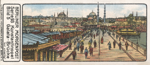 Konstantinopel, Galatabrücke von 