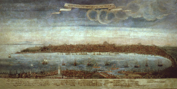Konstantinopel / Gemaelde 16.Jh. von 