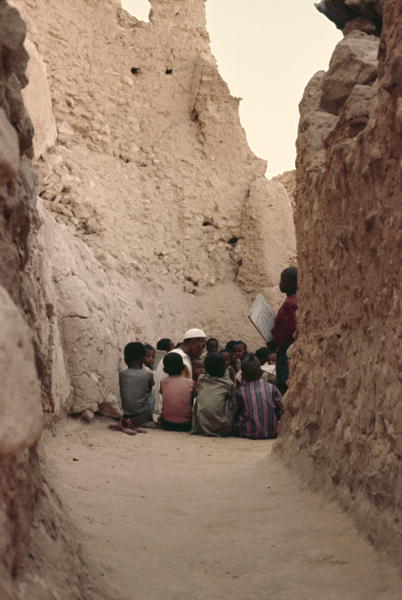 Koranic school in an Algerian village (photo)  von 