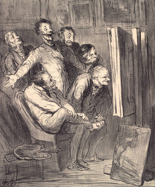 Kunstkritik, Epatant.. / H.Daumier von 