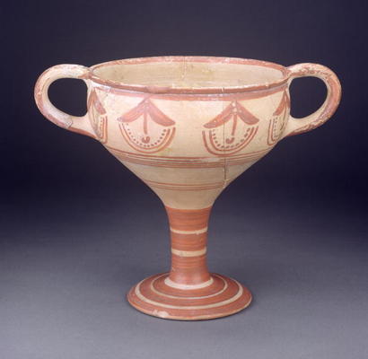 Kylix, Rhodes, Mycenaean, Greece, c.1500 (painted earthenware) von 