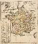 Landkarte von Frankreich um 1795