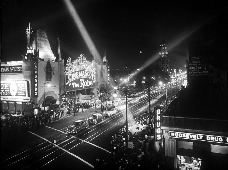 le jour de l'ouverture opening day a Hollywood salle de cinema von 