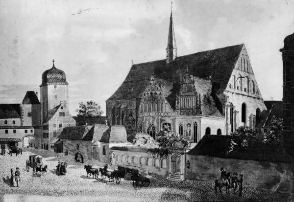 Leipzig, Pauliner Church/Etch.by Schwarz von 