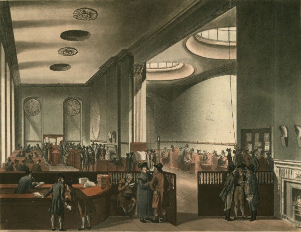 London, Lloyds Subscription Room, 1809 von 