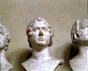 Lord Byron, bust by Lorenzo Bartolini (1777-1850) (plaster) C19th