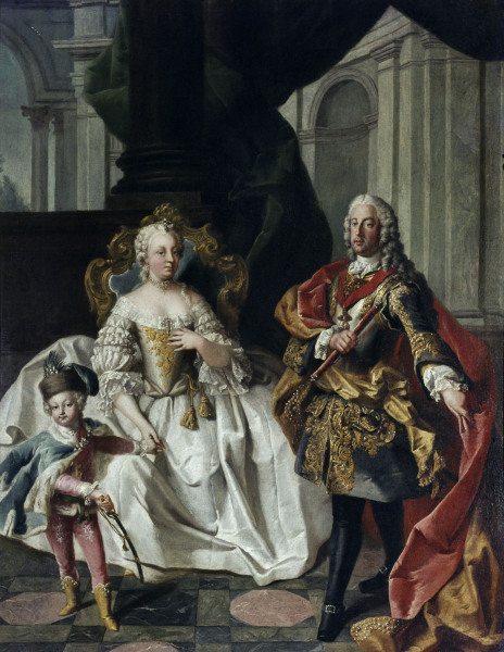 Maria Theresia und Familie von 