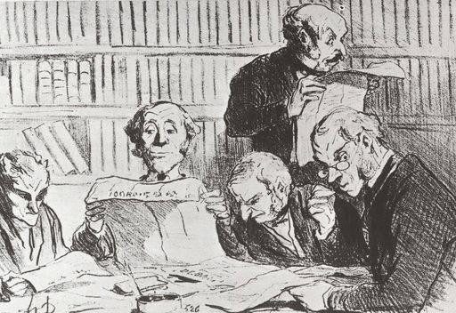 Ministerkonferenz / Honore Daumier von 