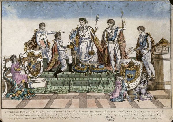 Napoleon/Kroenung z.Koenig v.Italien 1805 von 