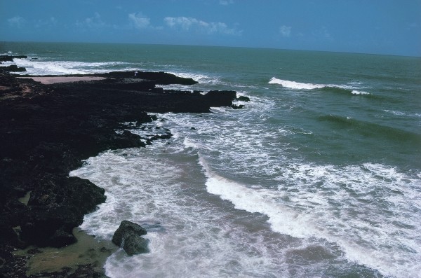 North Goa with rocky coast-line Chhapora (photo)  von 
