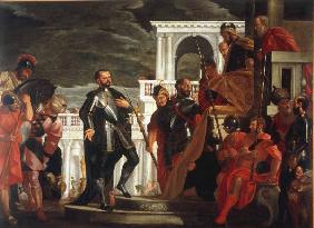 nach Veronese, Sebastian vor Diokletian