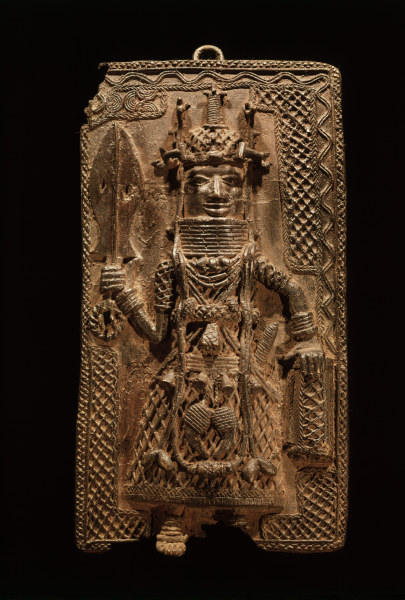 Oba with Sword / Benin Bronze von 