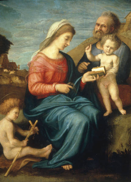 Piero di Cosimo, Heilige Familie von 