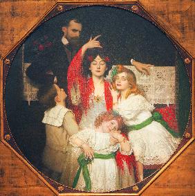 Porträt der Familie Christiansen 1908-01-01