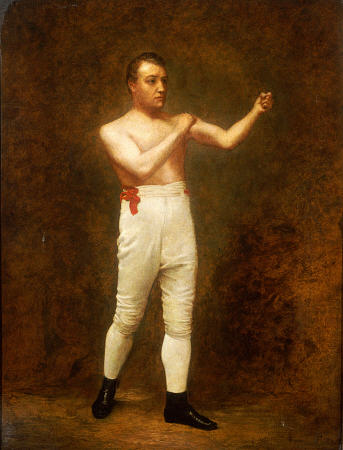 Portrait Of A Boxer, Said To Be Tom Sayers von 