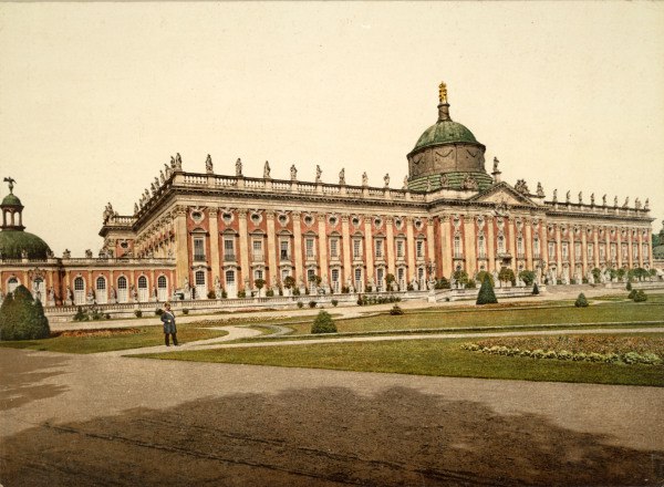 Potsdam, Neues Palais, Gartenseite von 