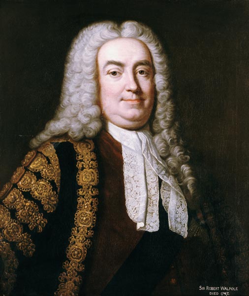 Portrait Of Sir Robert Walpole, 1st Earl Of Orford (1676-1745) von 
