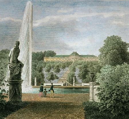 Potsdam, Schloß Sanssouci um 1860