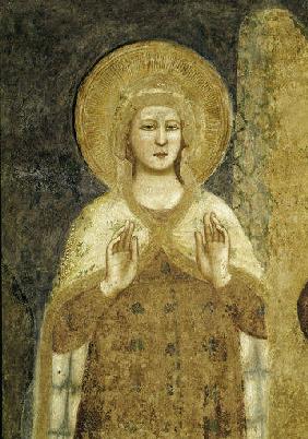 Pomposa, Maria / Fresko von Pietro da R.
