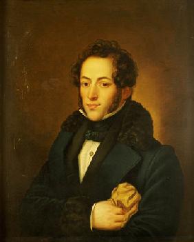 Portrait Of The Poet Aleksandr Sergeevich Pushkin (1799-1837)