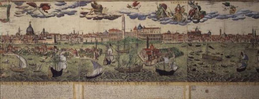 Plan of the City of Venice, 1680 (right side detail) von 