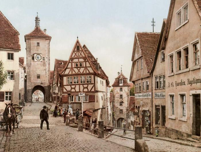 Rothenburg o.d.Tauber,Plönlein von 
